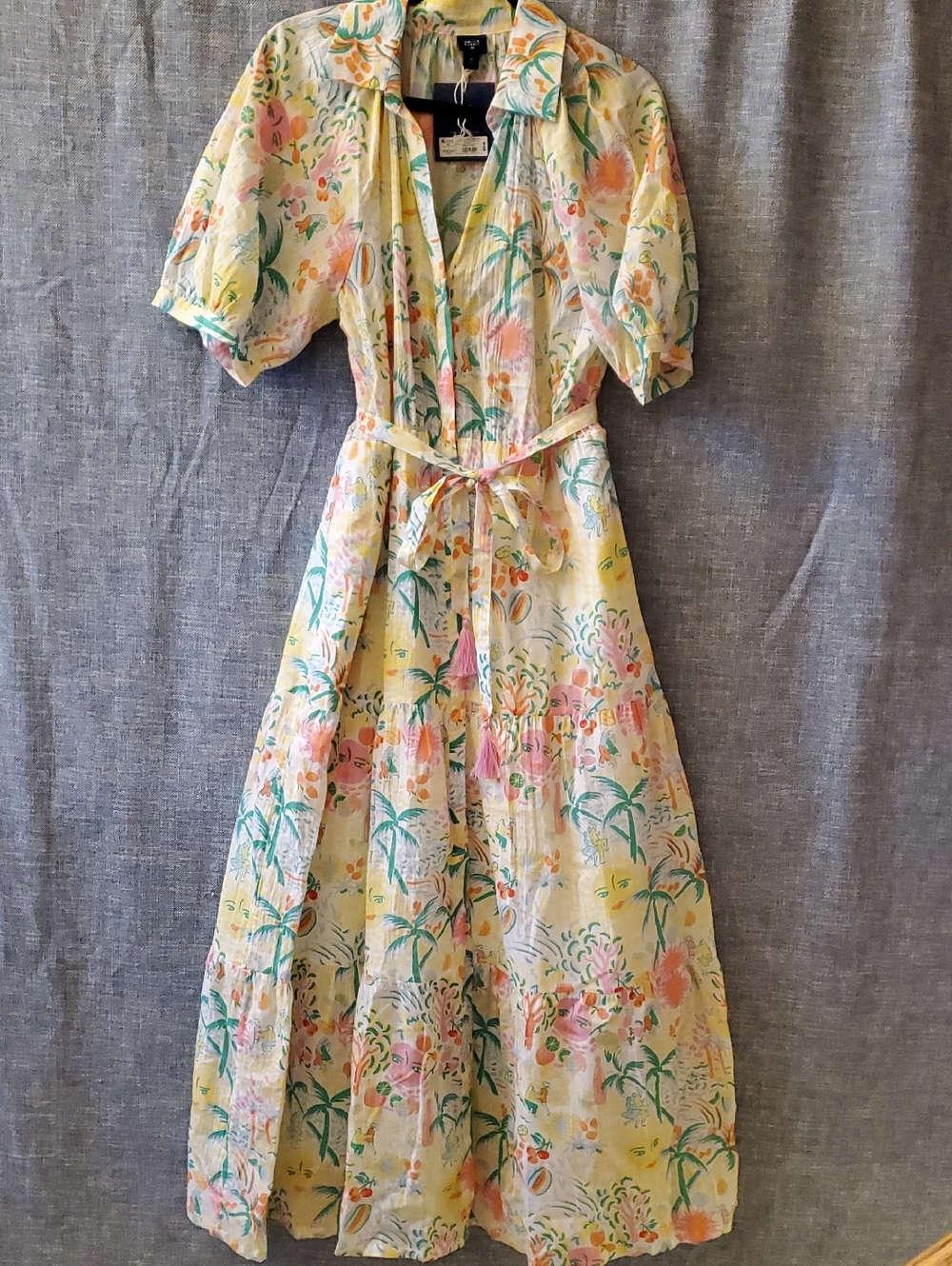 Roller Rabbit x Target Vacation Puff Sleeve Maxi Dress